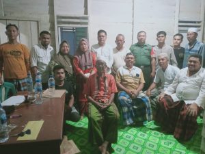 Awalnya Salah Faham, Akhirnya Berujung Damai di Kantor Kades Tabuyung