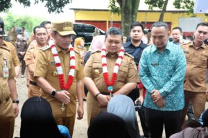 Bupati Tapsel Sambut Hangat Pj. Gubernur Sumut Hasanuddin di Mess Pemprovsu Sipirok