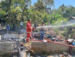 1 Unit Rumah Semi Permanen di Tapsel Ludes Dilalap Si Jago Merah