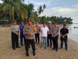 Kapolres Mandailing Natal Kunjungi Pantai Batu Ruso Indah Tabuyung