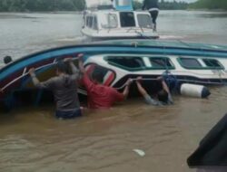 Kapal Pengangkut Wisatawan Tenggelam di Tapteng