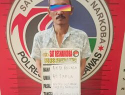 Alamak! Jual “Cut” ke Polisi yang Menyamar, Seorang Kurir Narkoba di Palas Ditangkap