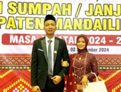 Wow! Anak Pedagang Sayur di Mandailing Natal Dilantik Jadi Anggota DPRD