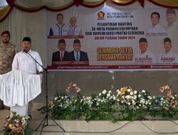 Apel Akbar Gerindra Sidimpuan, Rusydi Nasution Tegaskan Wajib Menangkan Bobby-Surya