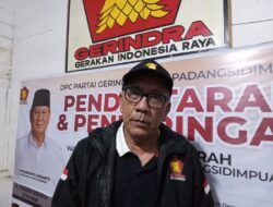 DPC Gerindra Sidimpuan Berhentikan Sejumlah Pengurus