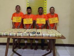 40 Kg Sabu Diamankan! Empat Pengedar Ditembak Saat Coba Kabur di Medan