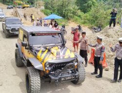 Setelah Sempat Diblokir, Jalan Batu Jomba di Tapsel Kini Dibuka Lagi Tanpa Kendala