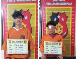 Diduga Mencuri, Dua Warga Sigulang Padangsidimpuan  Ditangkap Polisi