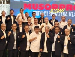 Paman Bobby Nasution, Hatunggal Siregar, Terpilih Aklamasi Jadi Ketua KONI Sumut 2025-2029