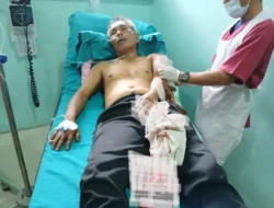 Ngeri! Jaksa dan Staf TU Dibacok OTK Saat Panen Sawit di Sergai