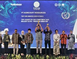 Selamat! Presiden Direktur PT AR Batangtoru Raih Penghargaan TOP Leader on CSR Commitment 2025