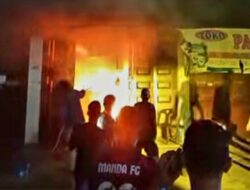 Jelang Tengah Malam, 1 Unit Ruko Terbakar di Sinunukan, Mandailing Natal