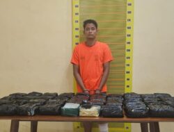 Bawa 40 Kg Sabu-sabu, Kurir Narkoba Antarprovinsi Ditangkap di Sumut