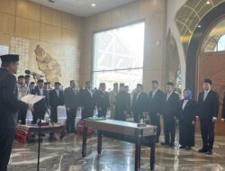 Heboh! Bobby Nasution Lantik 7 Pejabat Pemprov Sumut di Bandara Kualanamu, Ini Alasannya