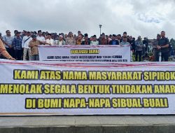 Dari Taman Demokrasi, Warga Sipirok Napa-Napa Sibual-Buali Deklarasi Damai
