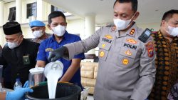 Sabu Senilai Miliaran Rupiah Diblander Habis Kapolres Tapsel