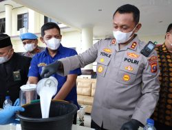 Sabu Senilai Miliaran Rupiah Diblander Habis Kapolres Tapsel
