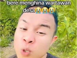 Heboh! Tiktokers Asal Tapsel Bergaya Banci Diduga Hina Profesi Wartawan