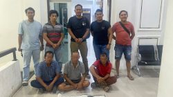 Asyik Guncang Dadu, Tiga Sekawan Diciduk Polisi di Pasar Simarpinggan Tapsel