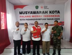 Terpilih Jadi Ketua PMI, ini Komitmen Wakil Wali Kota Padangsidimpuan