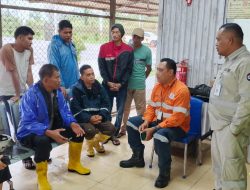 Akses Darat Terputus, Polisi Gandeng PT AR Martabe Kirim Bantuan dari Udara