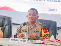 Antisipasi Lonjakan Aktivitas dan Cuaca Ekstrem, Polres Tapsel Gelar Rakor Pengamanan Nataru