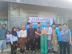 Pengurus DPW BKPRMI Sulawesi Selatan Salurkan Bantuan ke Tapsel