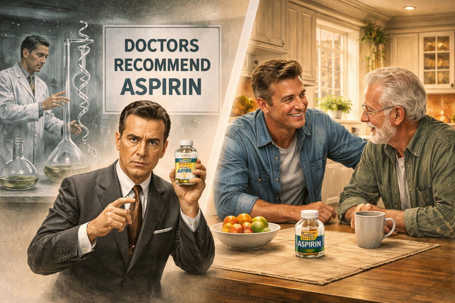 evolusi iklan Bayer Aspirin