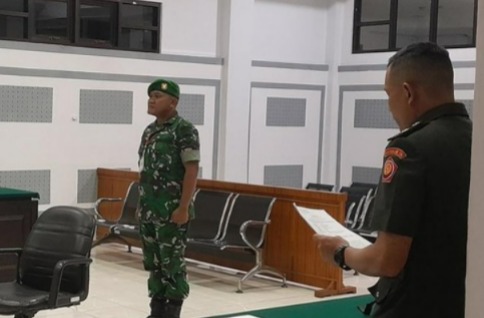 anggota TNI peras mantan pakai VCS