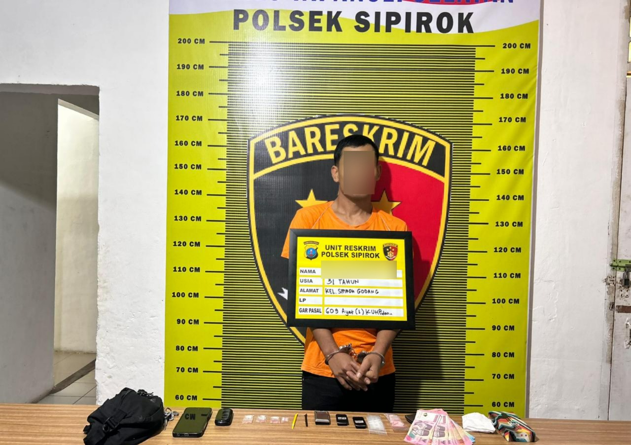 Rencana COD sabu digagalkan Polsek Sipirok