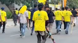 Musda Partai Golkar Sumut Ricuh, Sejumlah Massa Terpantau Membawa Kayu hingga Petasan