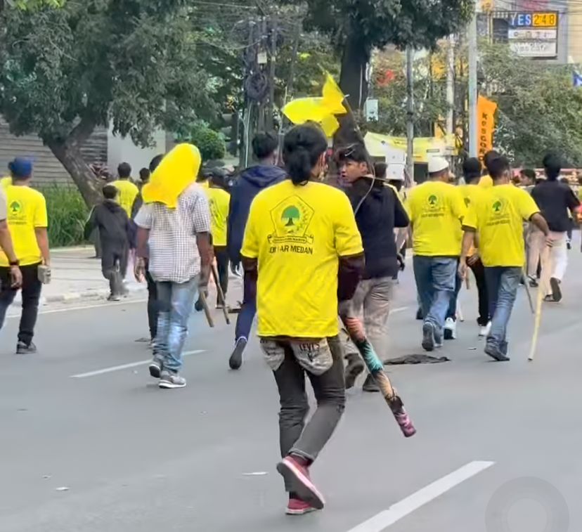 kericuhan Musda Golkar Sumut