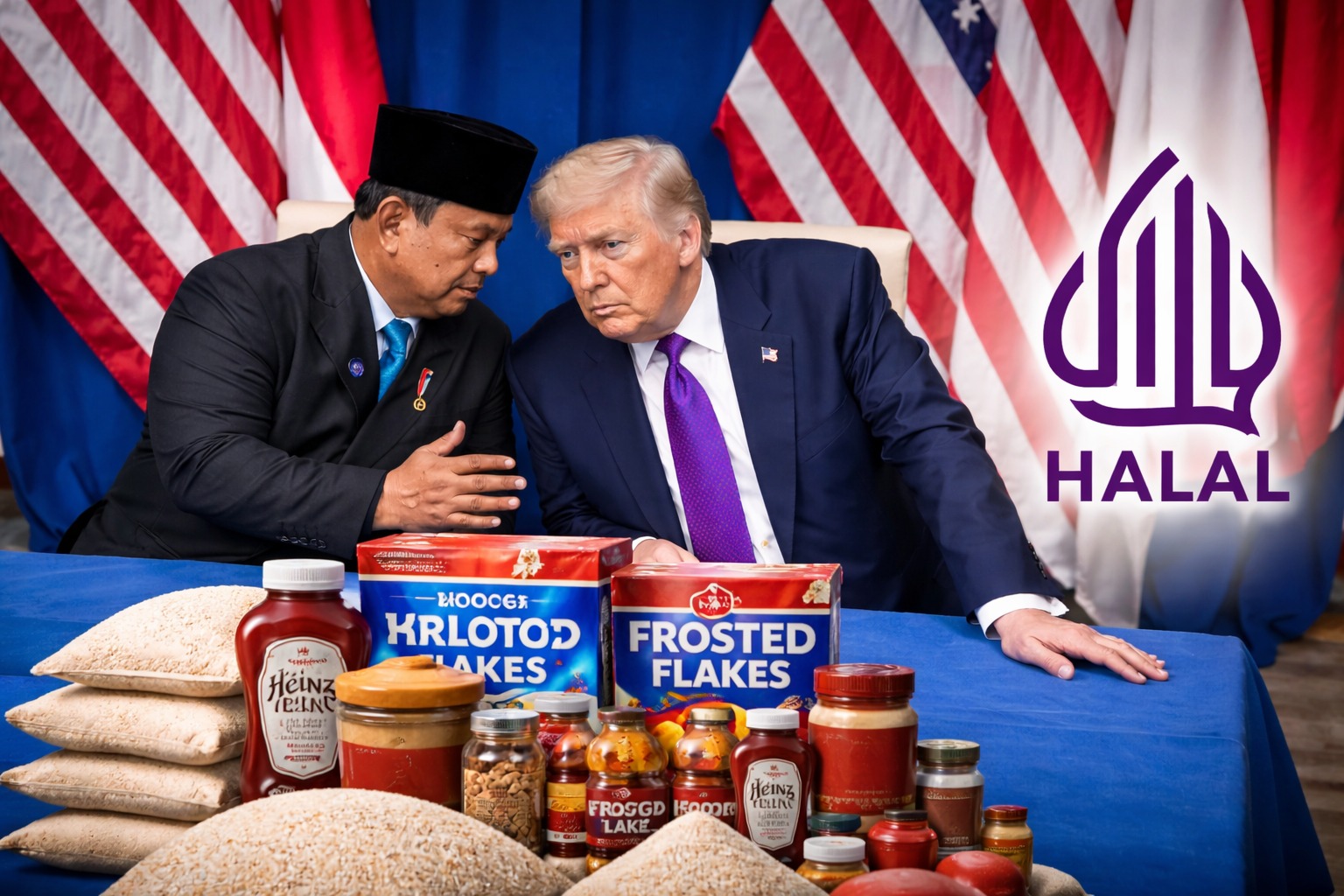 pembebasan sertifikasi halal produk AS