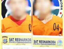 Diduga Jadi Kurir Ganja, Dua Warga Jalan Kenangan Sidimpuan Ditangkap