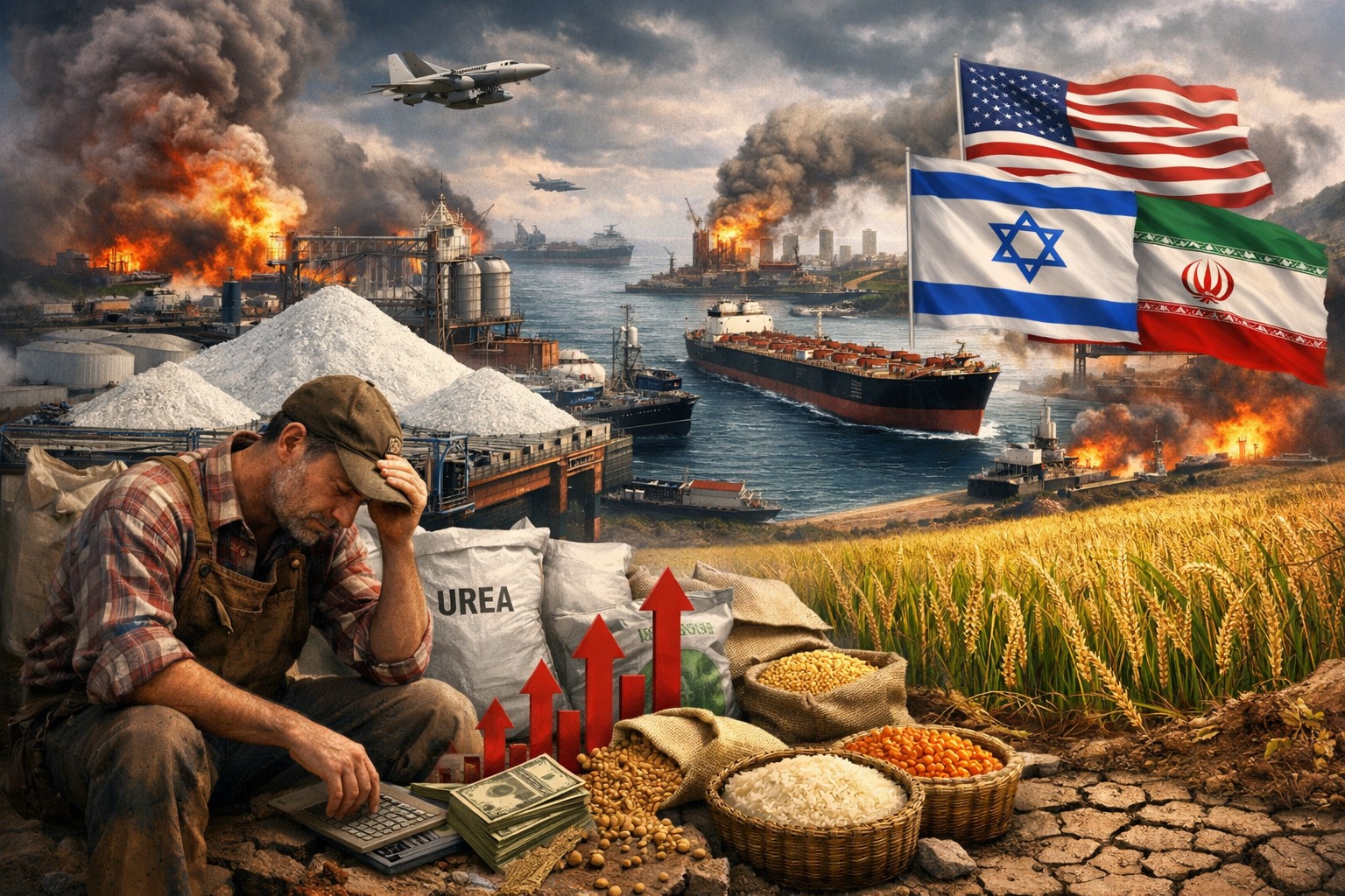 Dampak perang pada ekonomi pangan