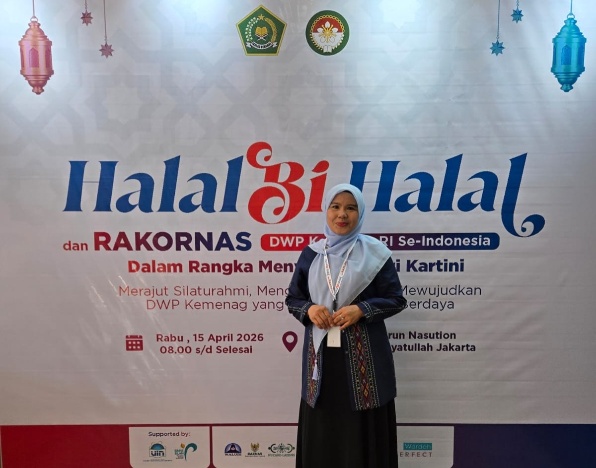Dr. Juni Wati Sri Rizki., S. Sos., M.A. Hadiri Halal Bihalal dan Rakornas DWP Kemenag