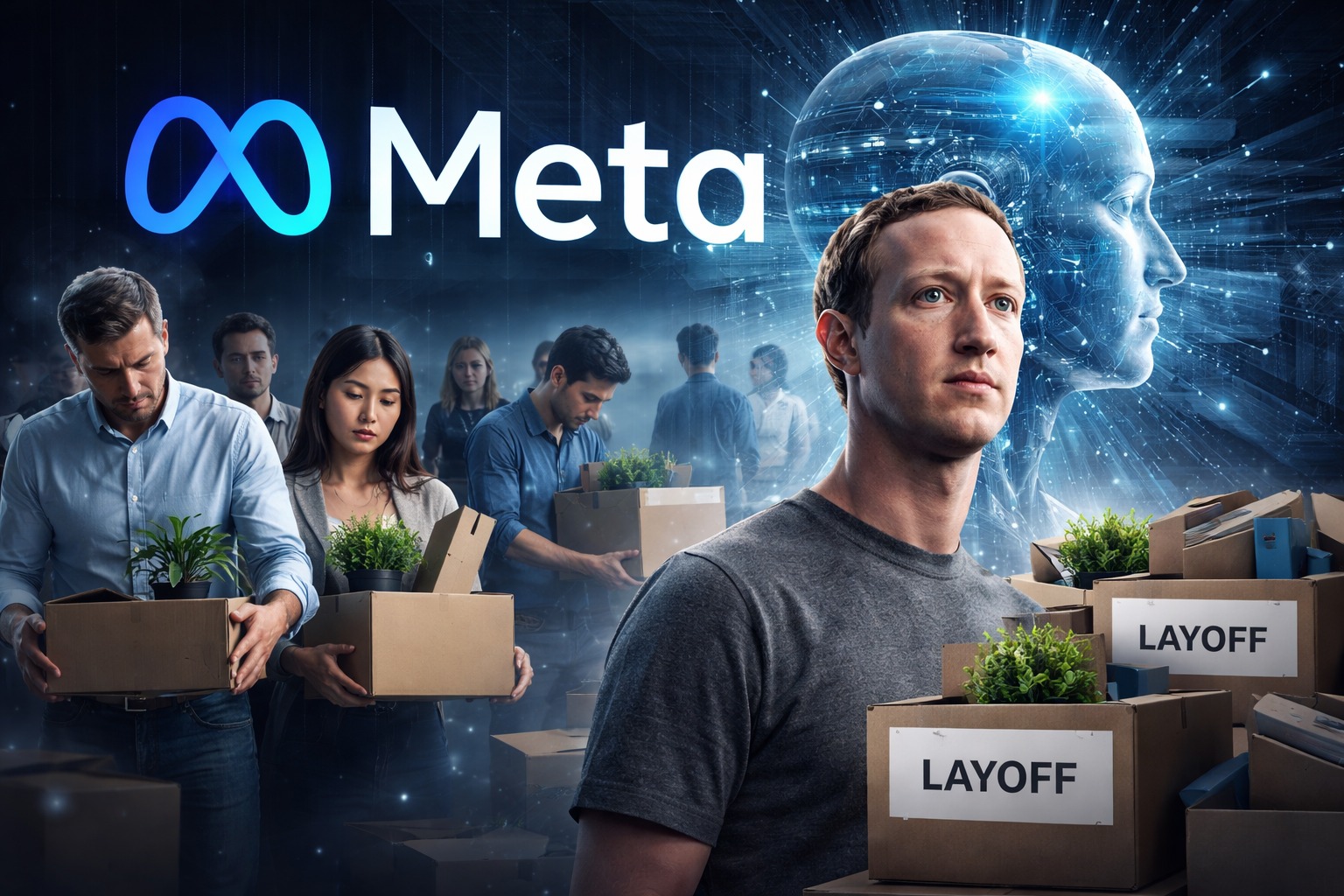 Meta PHK 8000 karyawan karena AI