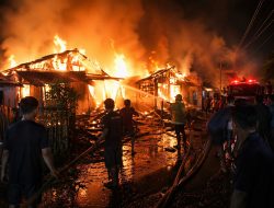 Tiga Rumah Semi Permanen Ludes Terbakar, Total Kerugian Capai Setengah Miliar