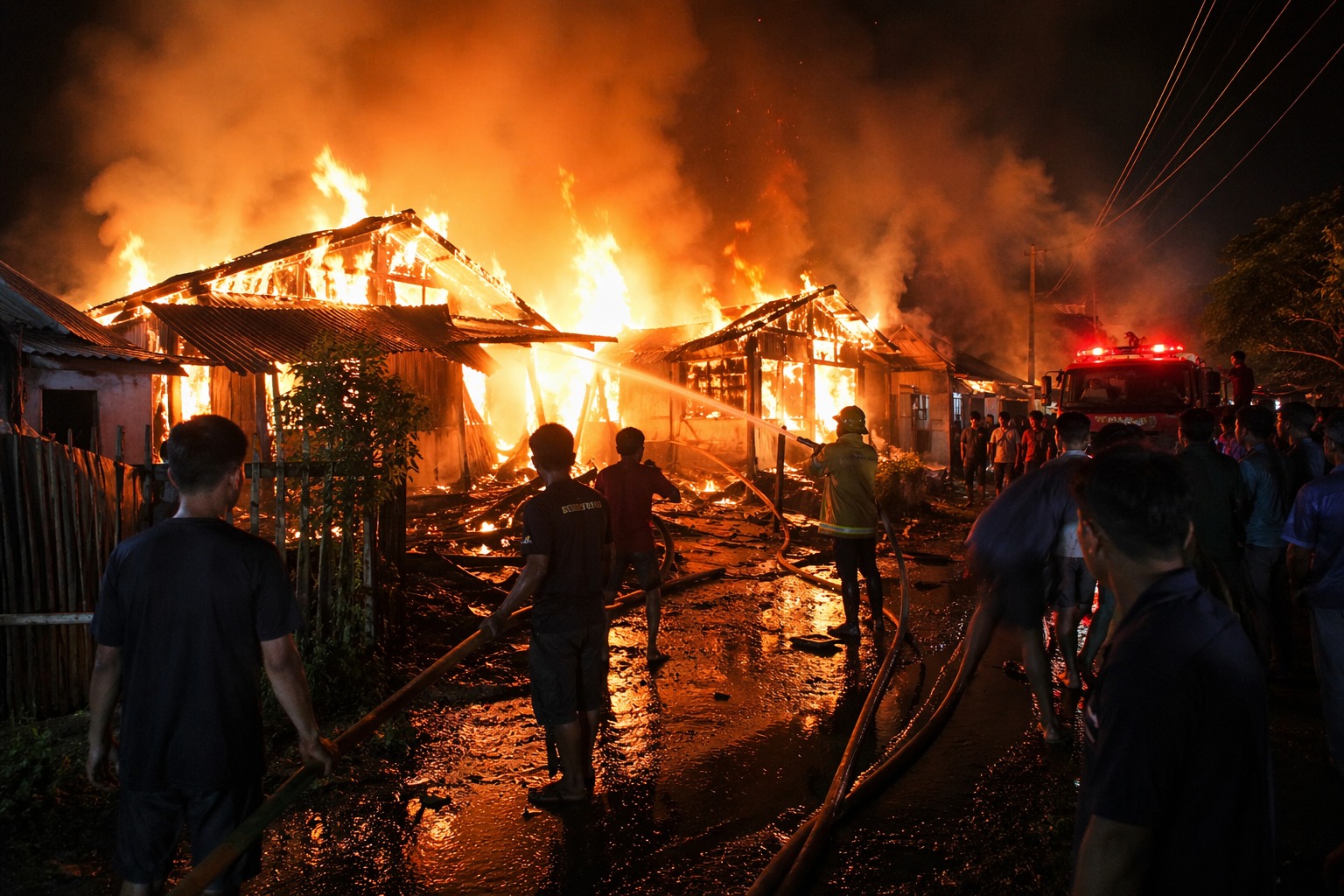 Kebakaran rumah di Tapanuli Selatan