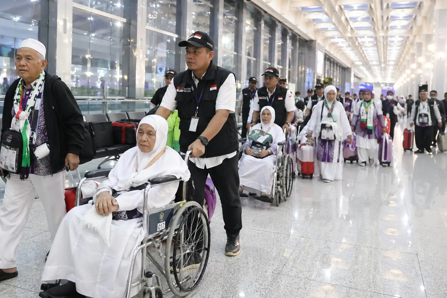 kedatangan jemaah haji Indonesia di Madinah