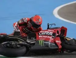 Jatuh di Jerez, Marc Marquez Akui Peluang Juara MotoGP 2026 Kian Berat