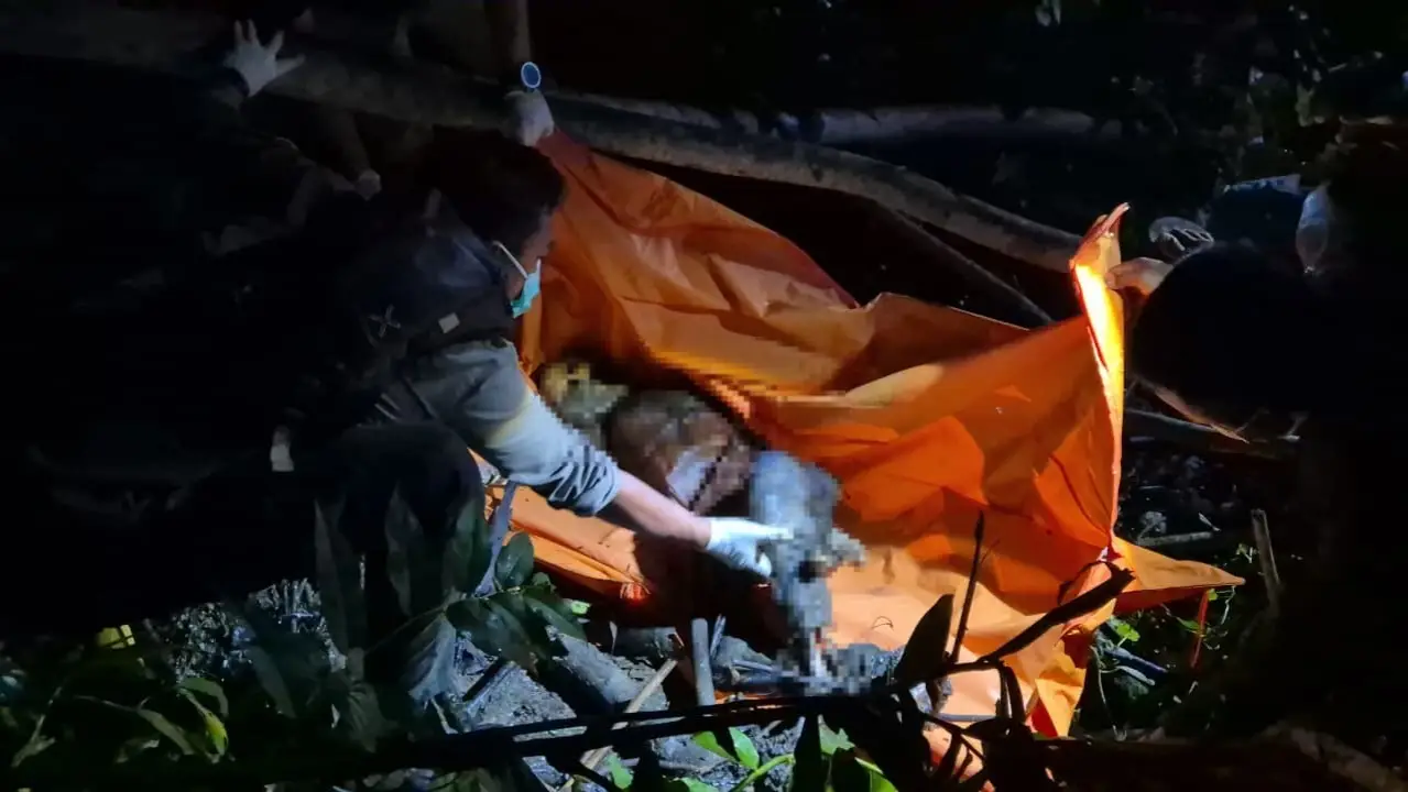 Mayat tanpa identitas ditemukan membusuk di kebun karet