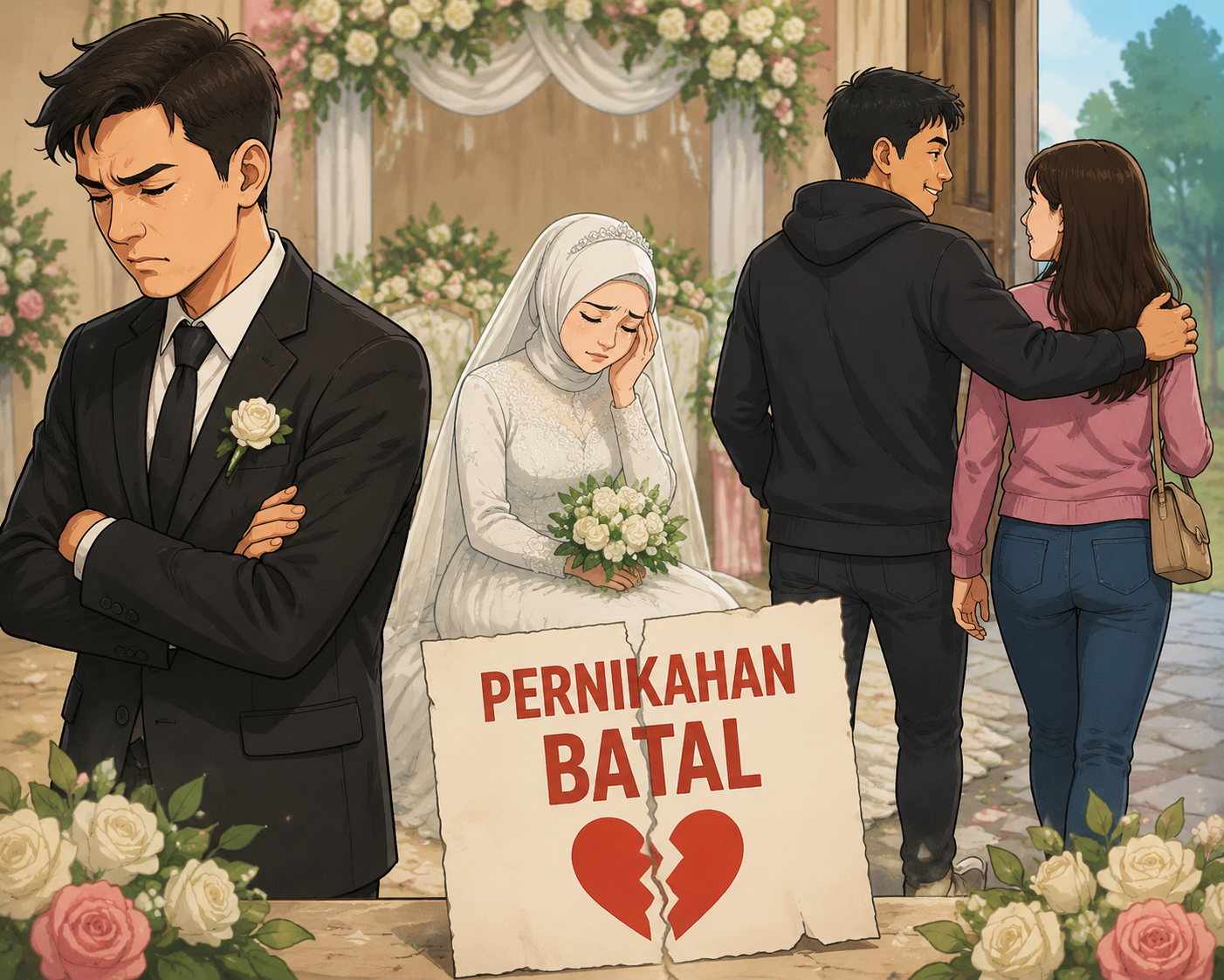 pengantin kabur Pati ganti rugi