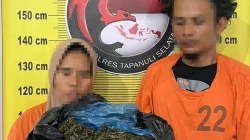 Polres Tapsel Gagalkan Pengiriman 3 Kg Ganja Pakai Becak Motor di Tapanuli Selatan