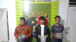 Polsek Sipirok amankan tiga pria diduga pungli