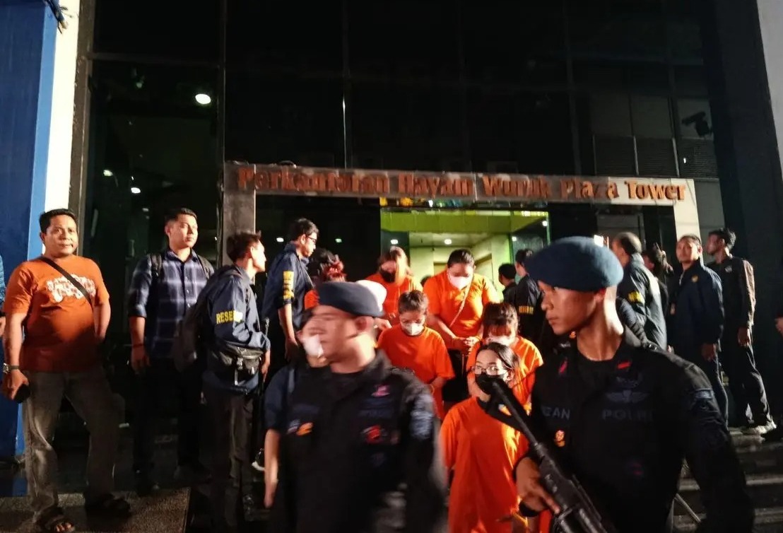 Polri bongkar markas judi online