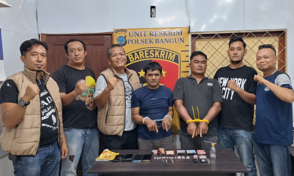 penggerebekan rumah narkoba Simalungun