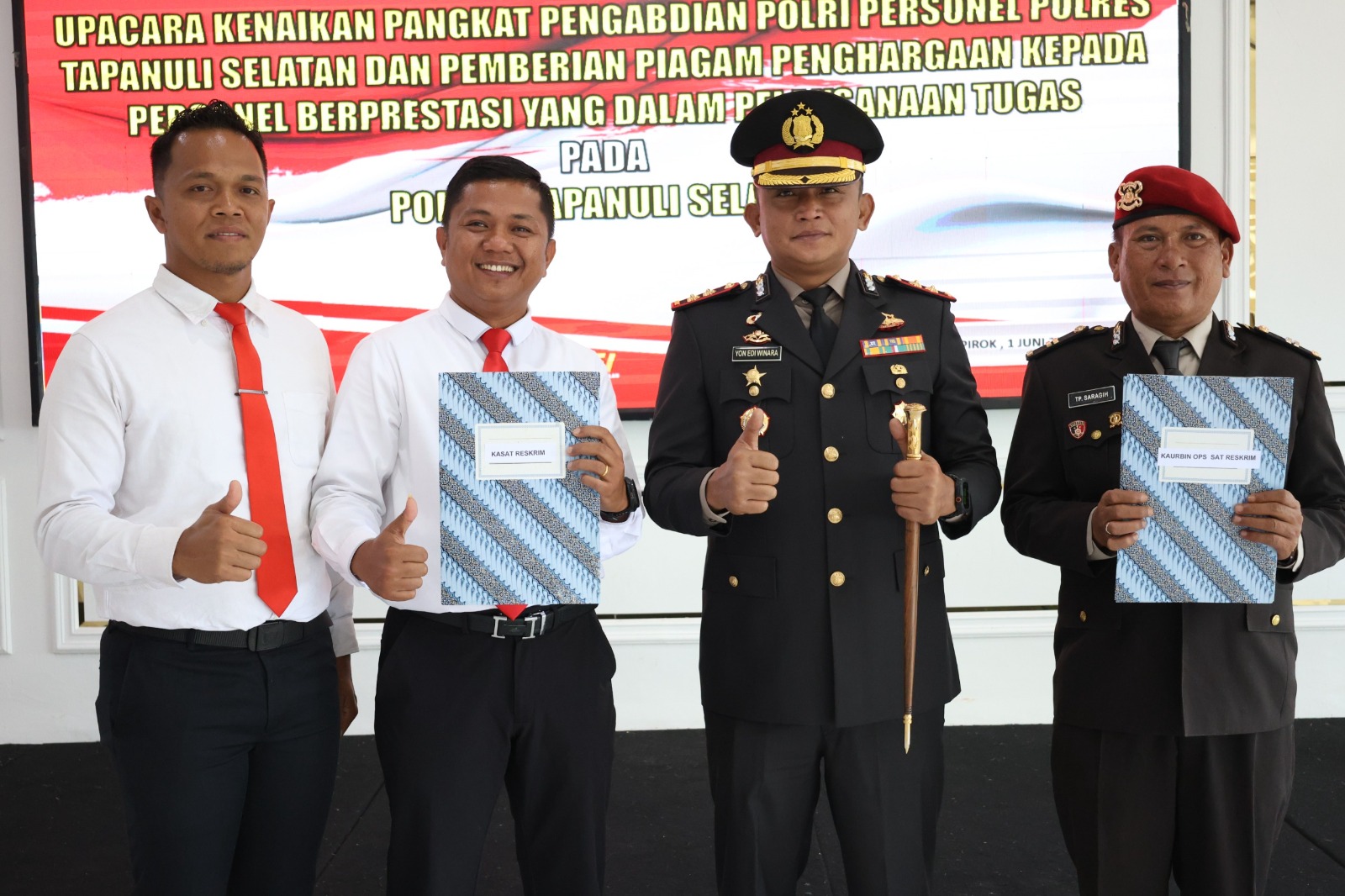 Iptu BD Sitorus ukir prestasi