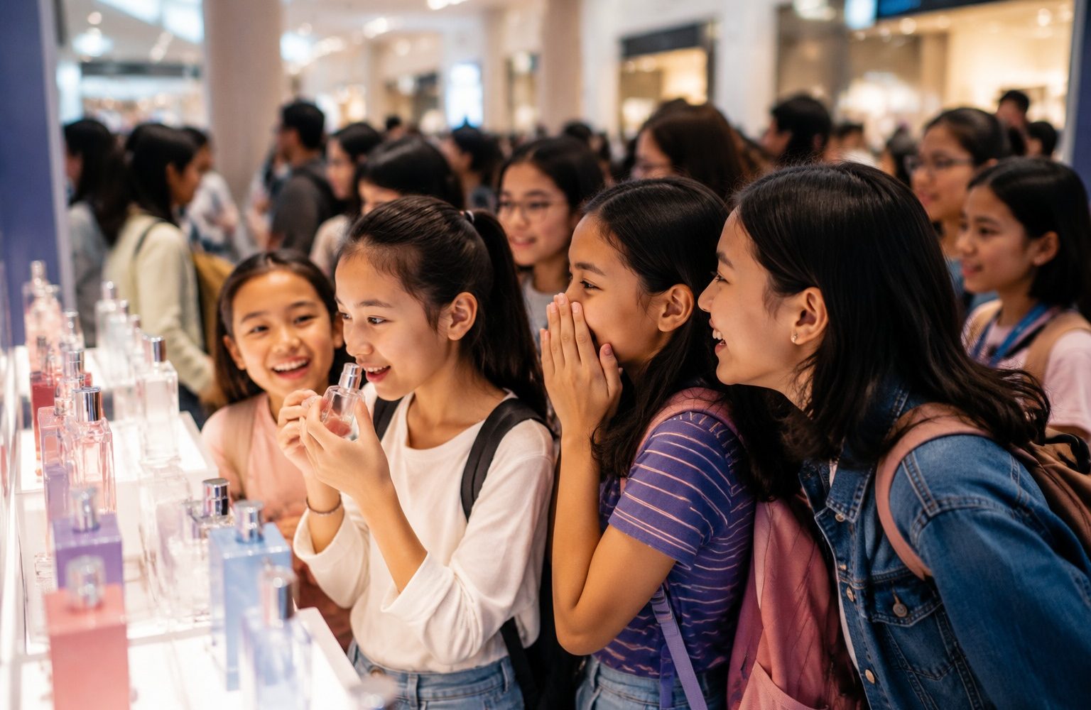 Parfum Mykonos viral anak-anak