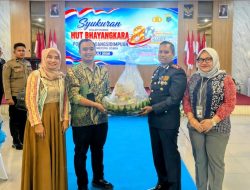 Nasi Tumpeng dari BRI sebagai Simbol Sinergi yang Baik dengan Polres Sidimpuan